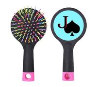 Peace Jacky Spade J Poker Salon Brosse à cheveux démêlante Base coussin
