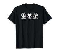 Peace Love And Bonsaï Simple Basic Bonsaï Graphique T-Shirt