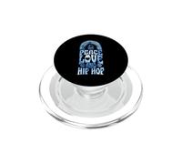 Peace Love and Hip Hop Bohemian Rainbow PopSockets PopGrip pour MagSafe