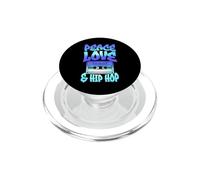 Peace Love and Hip Hop Cassette Graphique PopSockets PopGrip pour MagSafe