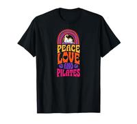 Peace Love and Pilates Bohemian Rainbow T-Shirt