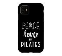 Peace Love and Pilates is My Happy Hour in My Pilates Era Coque pour iPhone 11