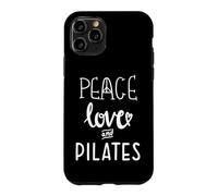 Peace Love and Pilates is My Happy Hour in My Pilates Era Coque pour iPhone 11 Pro