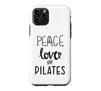 Peace Love and Pilates is My Happy Hour in My Pilates Era Coque pour iPhone 11 Pro