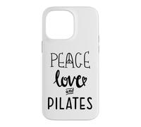 Peace Love and Pilates is My Happy Hour in My Pilates Era Coque pour iPhone 14 Pro Max