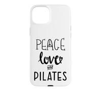 Peace Love and Pilates is My Happy Hour in My Pilates Era Coque pour iPhone 15 Plus