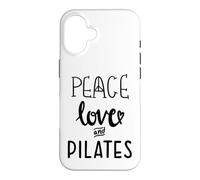 Peace Love and Pilates is My Happy Hour in My Pilates Era Coque pour iPhone 16