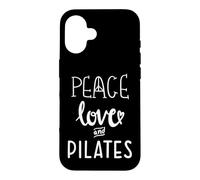Peace Love and Pilates is My Happy Hour in My Pilates Era Coque pour iPhone 16