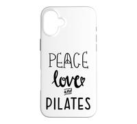 Peace Love and Pilates is My Happy Hour in My Pilates Era Coque pour iPhone 16 Plus