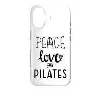 Peace Love and Pilates is My Happy Hour in My Pilates Era Coque pour iPhone 17