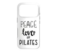 Peace Love and Pilates is My Happy Hour in My Pilates Era Coque pour iPhone 17 Pro