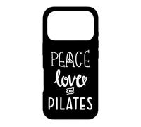 Peace Love and Pilates is My Happy Hour in My Pilates Era Coque pour iPhone 17 Pro