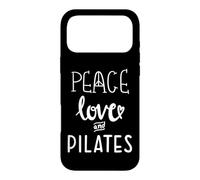 Peace Love and Pilates is My Happy Hour in My Pilates Era Coque pour iPhone 17 Pro Max
