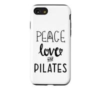 Peace Love and Pilates is My Happy Hour in My Pilates Era Coque pour iPhone SE (2020) / 7/8