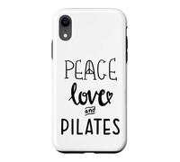 Peace Love and Pilates is My Happy Hour in My Pilates Era Coque pour iPhone XR