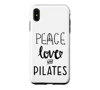 Peace Love and Pilates is My Happy Hour in My Pilates Era Coque pour iPhone XS Max