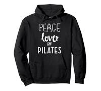Peace Love and Pilates Shirt,Women Live and Love Do Pilates Sweat à Capuche
