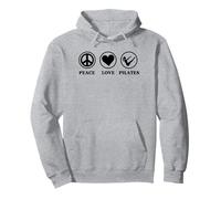 Peace Love and Pilates Simple Esthétique Sweat à Capuche