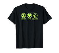 Peace Love and Pilates Simple Esthétique T-Shirt