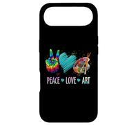 Peace Love Art Palette de Peinture Professeur d'art Coque pour iPhone Air
