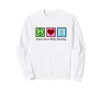 Peace Love Belly Dancing Jolie Danseuse Sweatshirt