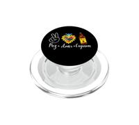 Peace Love Caguama México Matching Family Couples Mexican PopSockets PopGrip pour MagSafe