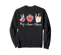Peace Love Cheves, Mexican Tequila Cinco De Mayo Latinx Sweatshirt