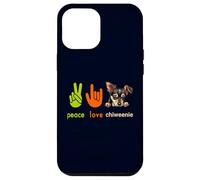 Peace Love Chiweenie Dog Funny Mes Chiens sont Mon Cardio Coque pour iPhone 12 Pro Max