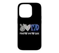 Peace Love Cure Diabetes Awareness T2D Diabetes Coque pour iPhone 14 Pro