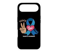 Peace Love Cure Diabetes Awareness Type 1 Diabétique Warrior Coque pour iPhone Air