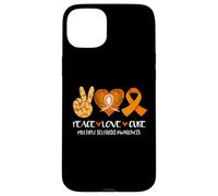 Peace Love Cure Mars Support de Sensibilisation à la sclérose en plaques Coque pour iPhone 15 Plus