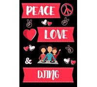 Peace, Love & Djing: Gifts For Djs: Novelty Personalised Notebook Or Journal: Blank Lined Paperback Book