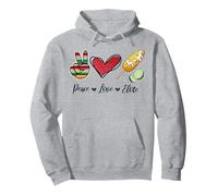Peace Love Elote Corn COB Funny Food Elotes Leopard Womens Sweat à Capuche