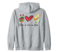 Peace Love Elote Corn COB Funny Food Elotes Leopard Womens Sweat à Capuche