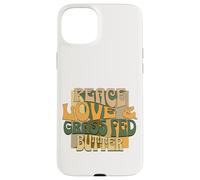 Peace Love et Beurre nourri à l'herbe Coque pour iPhone 15 Plus