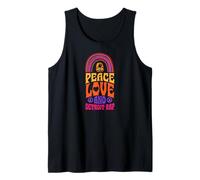 Peace Love et Detroit Rap Bohemian Rainbow Débardeur