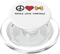 Peace, Love Farfalle, rétro, Mignon, Amateur de farfalle, Amateur de Nourriture PopSockets PopGrip pour MagSafe