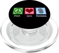 Peace Love Forensics Cool Forensics PopSockets PopGrip pour MagSafe