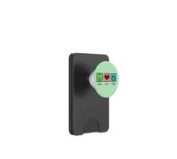 Peace Love Frogs Grenouille Mignonne PopSockets PopWallet pour MagSafe