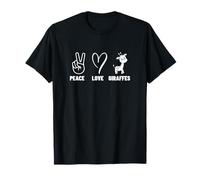 Peace Love Girafes Proud Men Women Girafe T-Shirt
