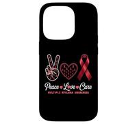 Peace Love Guérir la Sensibilisation au myélome Multiple pour Hommes, Femmes, Enfants Coque pour iPhone 14 Pro