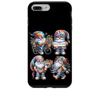 Peace Love Hippie GNOME Graphic for Women and Men Floral Coque pour iPhone 7 Plus/8 Plus