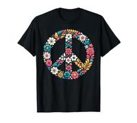 Peace Love Hippie Retro Tie Dye années 60 70 Vintage Graphique T-Shirt