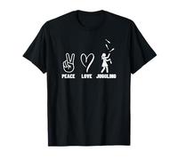 Peace Love Jongler Fière Cirque Femme Jongleur T-Shirt