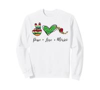 Peace Love Mexico, Mexican Gifts Souvenir Mexico Reminder Sweatshirt