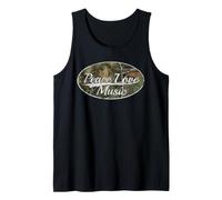 Peace Love Music Camouflage Classic Distressed Débardeur