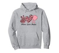 Peace Love Padel femme pour les mères padelistes Sweat à Capuche
