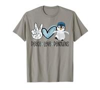 Peace Love Penguins Paix Amour Pingouin Cadeau Pingouins T-Shirt