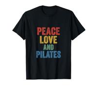 Peace Love Pilates Vintage rétro Vieilli T-Shirt