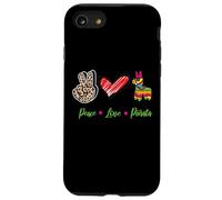 Peace Love Piñata Mexicans Party Cinco de Mayo Fiesta Mexico Coque pour iPhone SE (2020) / 7/8
